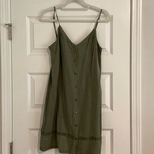 Vince Camuto Army Green Dress